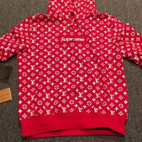 supreme louis vuitton pull rouge|false supreme x louis vuitton.